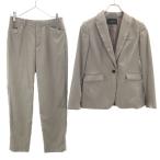  прекрасный товар UNITED ARROWS United Arrows брючный костюм верх и низ выставить 36/38 пепел серый женский б/у одежда б/у 