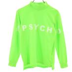 Psycho Bunny носорог koba колено Golf длинный рукав mok шея футболка 2 желтый зеленый long T женский б/у одежда б/у 