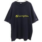 Champion Champion короткий рукав тренировочный футболка XL темно-синий мужской б/у одежда б/у 
