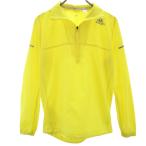 adidas Adidas бег половина Zip ветровка S желтый тянуть over мужской б/у одежда б/у 