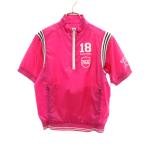 FILA filler Golf короткий рукав половина Zip жакет M розовый GOLF женский б/у одежда б/у 