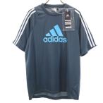  не использовался adidas Adidas тренировка короткий рукав футболка M серый мужской б/у одежда б/у 