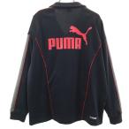 PUMA Puma сделано в Японии задний Logo спортивная куртка L черный джерси мужской б/у одежда б/у 