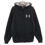 UNDER ARMOUR Under Armor длинный рукав Zip Parker SM черный мужской б/у одежда б/у 
