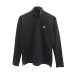 adidas Adidas Golf длинный рукав половина Zip одежда S черный женский б/у одежда б/у 