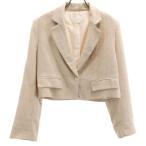 ZARA Zara linen Blend жакет XS оттенок бежевого женский б/у одежда б/у 