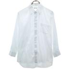 CELINE セリーヌ ストライプ柄 長袖 コットンシャツ ホワイト メンズ 古着 中古