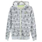 PUMA Puma окантовка точка рисунок длинный рукав тренировочный Zip Parker серый женский б/у одежда б/у 