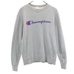 Champion Champion длинный рукав тренировочный футболка L серый мужской б/у одежда б/у 