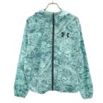 UNDER ARMOUR Under Armor общий рисунок ветровка L оттенок зеленого жакет обратная сторона сетка женский б/у одежда б/у 