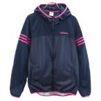 adidas NEO Adidas Neo полоса рисунок спортивная куртка OT темно-синий джерси женский б/у одежда б/у 