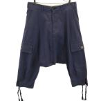  Comme des Garcons Homme pryus2014 год сделано в Японии PO-P054 шаровары XS оттенок голубого COMME des GARCONS HOMME PLUS мужской б/у одежда б/у 