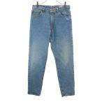 Wrangler Wrangler сделано в Японии конический Denim брюки W34woshu голубой джинсы мужской б/у одежда б/у 