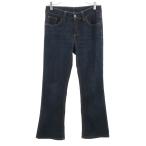 EDWIN Edwin flair Denim брюки W28 темно-синий ji- хлеб женский б/у одежда б/у 