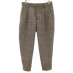 BEAUTY&YOUTH UNITED ARROWS красота and Youth United Arrows Glenn проверка слаксы брюки S серый ju женский б/у одежда б/у 