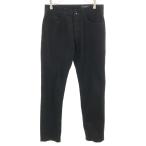 DOLCE&GABBANA DENIM ドルチェアンドガッバーナ デニム イタリア製 ロングパンツ 44 ブラック メンズ 古着 中古