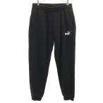 PUMA Puma тренировочный брюки-джоггеры XL черный обратная сторона ворсистый мужской б/у одежда б/у 