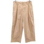 GAP Gap широкий укороченные брюки 2 оттенок бежевого женский б/у одежда б/у 
