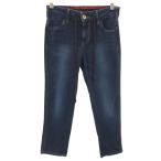 EDWIN Edwin Denim брюки капри XS темно-синий Jerseys стрейч женский б/у одежда б/у 