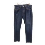 GAP Gap тонкий Denim брюки W34 индиго голубой джинсы мужской б/у одежда б/у 