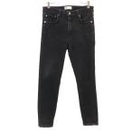 ZARA Zara обтягивающие джинсы брюки 38 черный джинсы женский б/у одежда б/у 