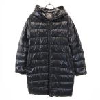 DUVETICA デュベティカ ブルガリア製 ダウンジャケット 40 ブラック レディース 古着 中古