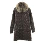 DUVETICA デュベティカ ダミア キルティング ダウンコート 38 ブラウン DAMIA レディース 古着 中古