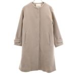 green label relaxing зеленый этикетка сирень расческа ng шерсть Blend no color пальто с отложным воротником 36 бежевый UNITED ARROWS женский б/у одежда б/у 