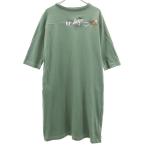 graniphglanifTOM AND JERRY короткий рукав One-piece S оттенок зеленого женский б/у одежда б/у 