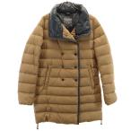 ショッピングデュベティカ DUVETICA デュベティカ ブルガリア製 ダウンコート 42 ベージュ系 レディース 古着 中古