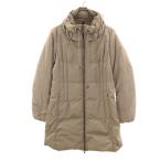 ショッピングmoncler MONCLER モンクレール ブルガリア製 ダウンコート 1 グレージュ レディース 古着 中古