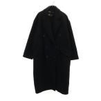 ショッピングzara ZARA ザラ アルスター ウールコート L ブラック レディース 古着 中古