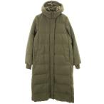 ショッピングzara ZARA ザラ ダウンコート S カーキ レディース 古着 中古