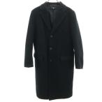 UNIQLO +J ユニクロ プラスジェイ チェスターコート S ブラック ジルサンダー メンズ 古着 中古