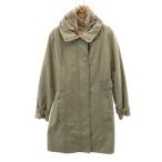 MICHEL KLEIN Michel Klein подкладка имеется милитари пальто 40 хаки женский б/у одежда б/у 