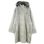 ショッピングベンチコート NIKE ナイキ ベンチコート XL グレー 中綿 メンズ 古着 中古