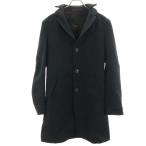 ZARA MAN The лама n пальто S черный мужской б/у одежда б/у 