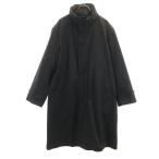 BURBERRY LONDON Burberry London сделано в Японии воротник-стойка пальто M уголь черный подкладка имеется три . association мужской б/у одежда б/у 