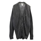 GRANDSLAM Grand s Ram Munsingwear одежда полоса Golf длинный рукав вязаный кардиган XL серый серия мужской б/у одежда б/у 