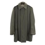  Vintage милитари пальто с отложным воротником 164/100 хаки VINTAGE мужской б/у одежда б/у 