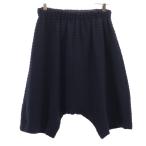 Comme des Garcons Comme des Garcons Comme des Garcons Comme des Garcons 2008 год сделано в Японии вязаный шаровары S темно-синий мужской б/у одежда б/у 
