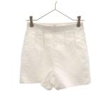 ZARA BASIC Zara Basic цветочный принт шорты S белый женский б/у одежда б/у 