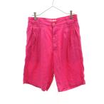SANSE SANSE солнечный se солнечный se сделано в Японии linen шорты M розовый мужской б/у одежда б/у 