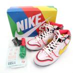 ショッピングダンク 美品 NIKE SB ナイキエスビー 機動戦士ガンダムUC コラボ ダンク ハイ スニーカー 29.5 ホワイト DH7717-100 箱付き メンズ 古着 中古
