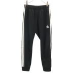 adidas Adidas to зеркальный . il Logo вышивка тренировка длинный джерси брюки S чёрный 3 линия мужской б/у одежда б/у 