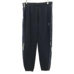 adidas Adidas брюки-джоггеры M оттенок черного to зеркальный . il Logo 3 линия обратная сторона ворсистый мужской б/у одежда б/у 