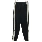 adidas Adidas длинный джерси брюки XS оттенок черного 3 линия женский б/у одежда б/у 