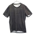 adidas Adidas общий рисунок бег короткий рукав футболка M серый вырез лодочкой спорт мужской б/у одежда б/у 