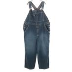 Levi's リーバイス 90s オールド シルバータブ デニム オーバーオール ブルー系 メンズ 古着 中古