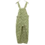 ZARA Zara цветочный принт комбинезон XS зеленый женский б/у одежда б/у 